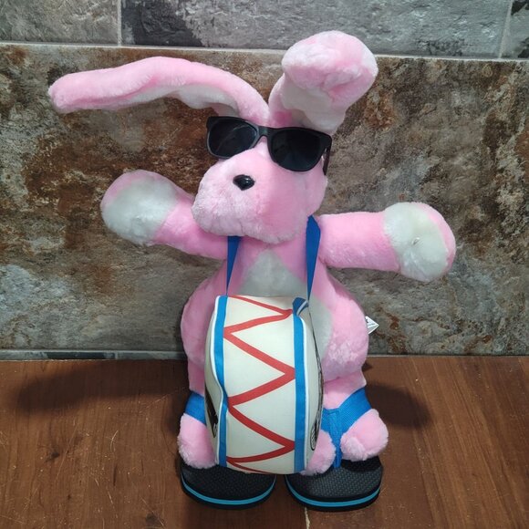 VTG Large 24" Energizer Bunny Plush Stuffed Animal Advertising 1994 Base Drum Ra - Picture 1 of 16
